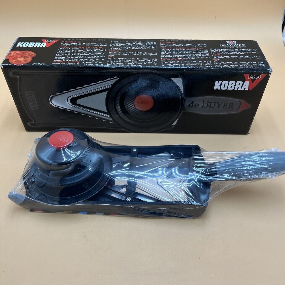 De Buyer KOBRA V 19.3 Professional Mandolin’s Food Slicer Small Portable Sealed